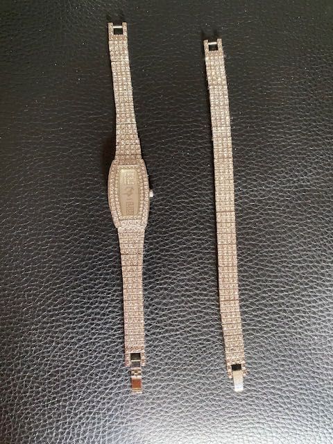 Ceas si bratara cu pietre "Adrienne" - o splendoare !