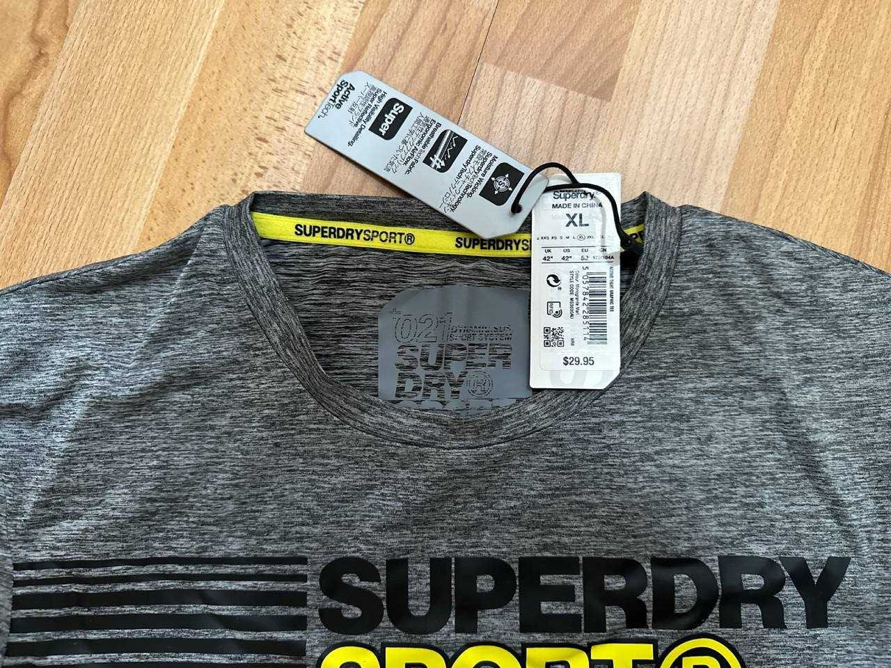 Футболка Superdry Active Tight Graphic T-Shirt! Новая с бирками!