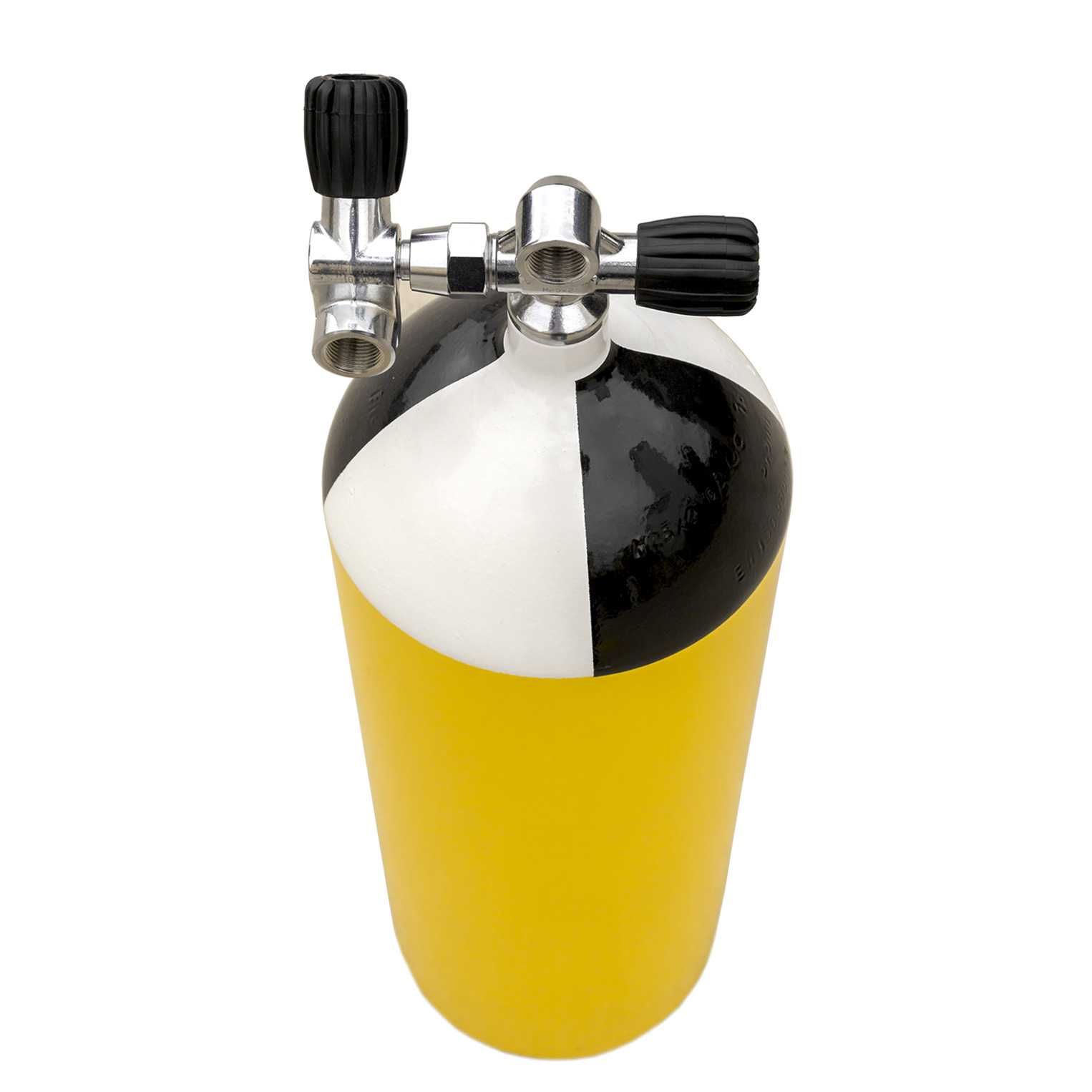 Butelie HPA 300 bar, 15L +robinet dublu(butelie scuba, paintball, PCP)