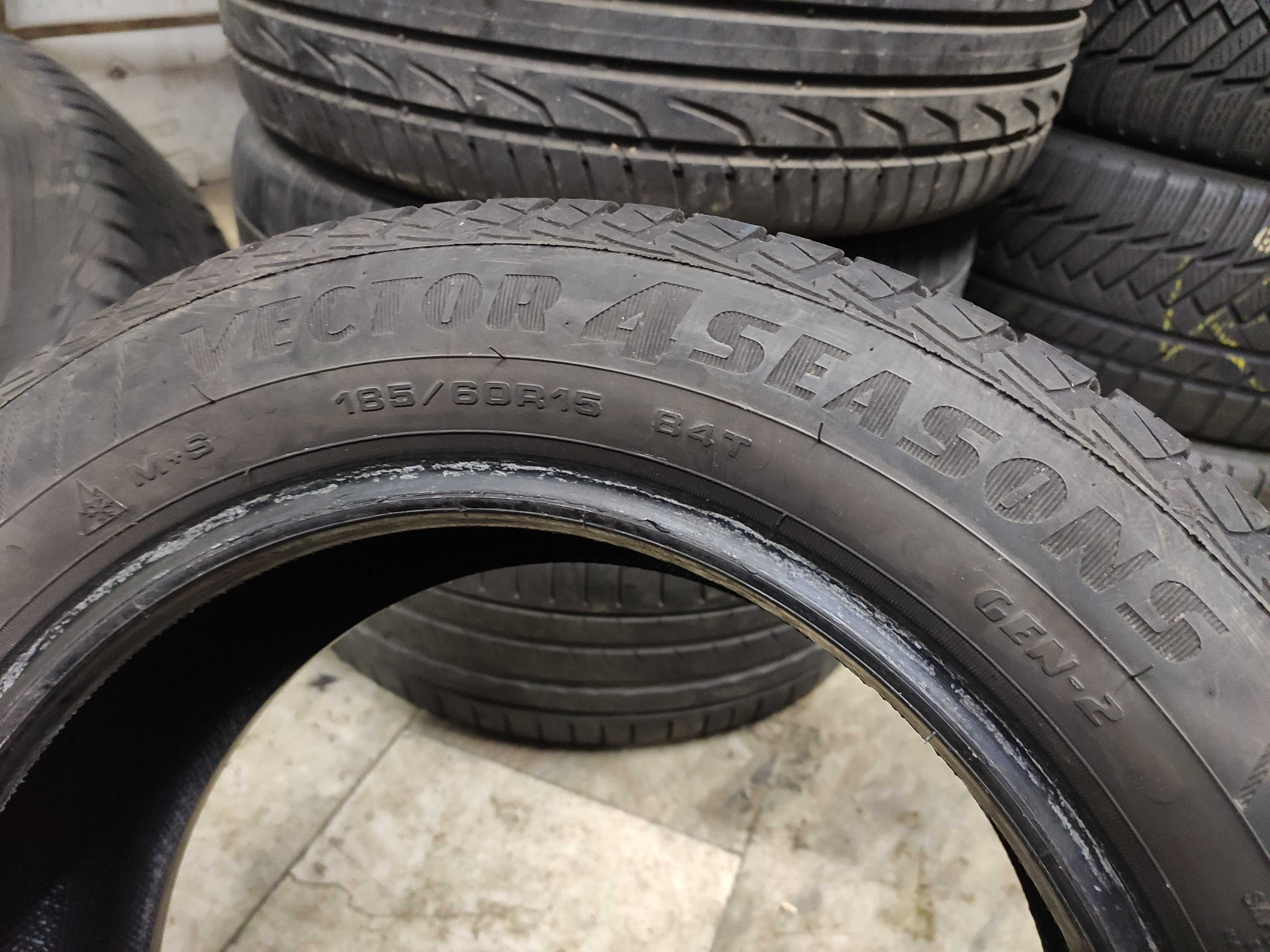 4бр Всесезонни Гуми 185 60 15 - Goodyear