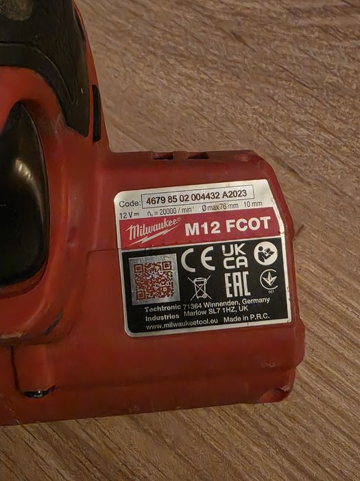 Milwaukee M12 FCOT-0 multifunctionala mini flex cu 3 acumulatori