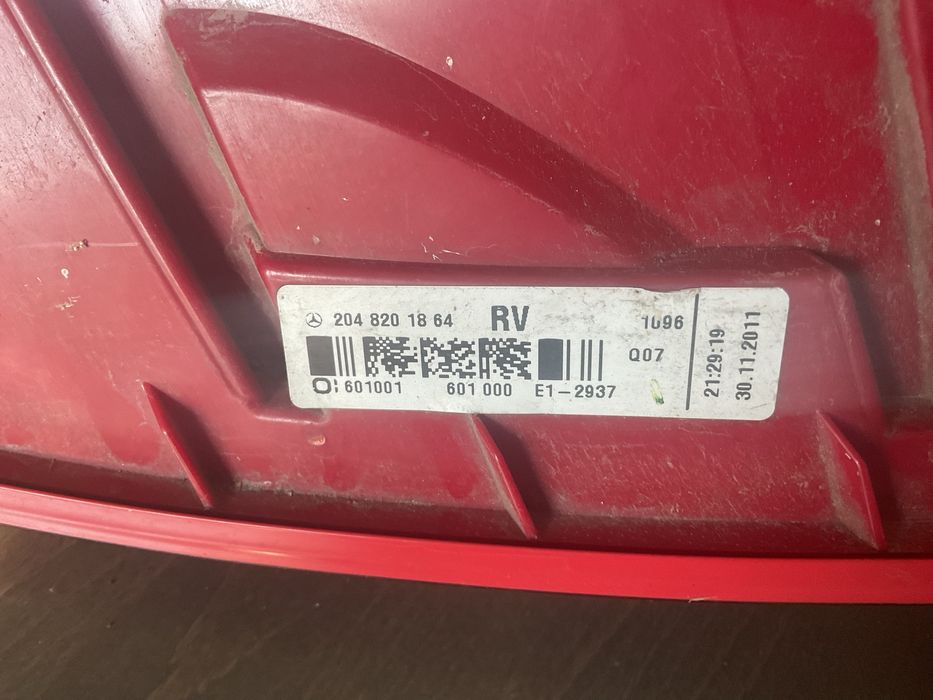 Mercedes C class w204 - ляв стоп оригинален