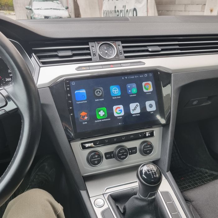 Navigatie Android Passat B8 Waze YouTube GPS Carplay BT