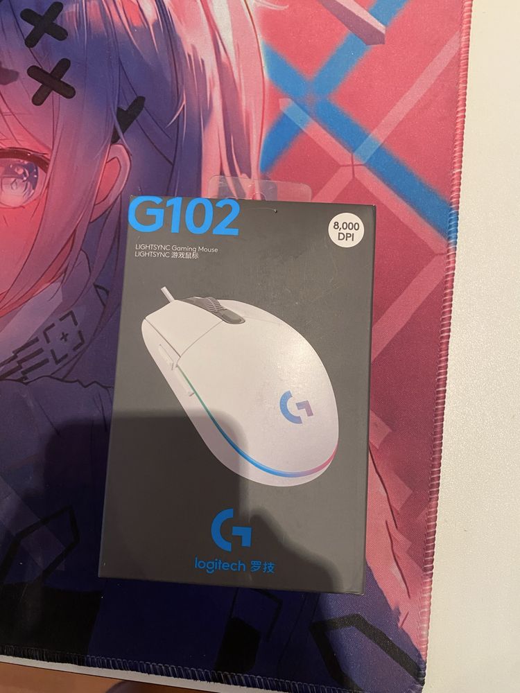 Logitech g102 с коробкой
