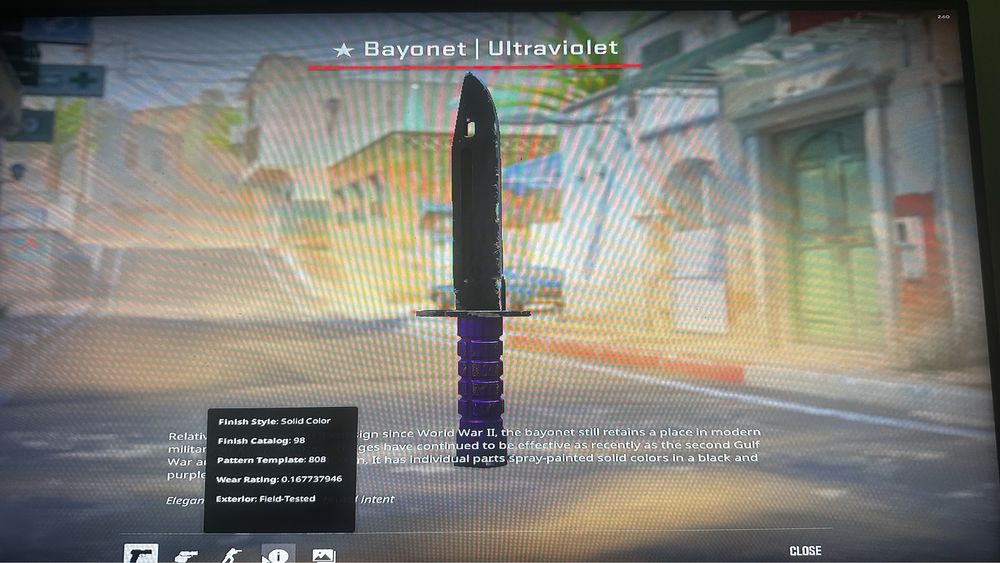 Продам скин Штык Нож Banyonet Cs2