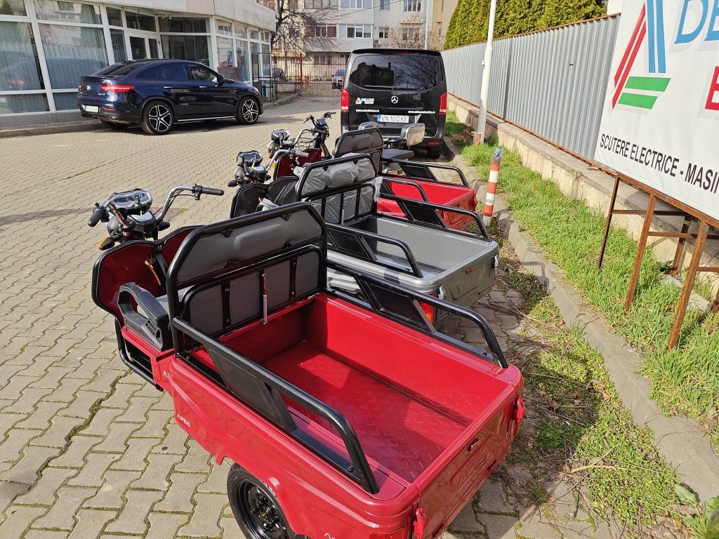Triciclu Electric Voltarom, APT4, Viteza maxima 25 km pe ora, 1000W