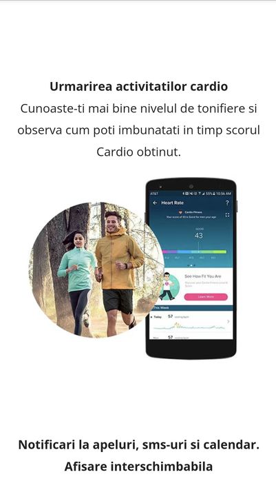 Fitbit Charge 2, Green /Silver, Sigilat