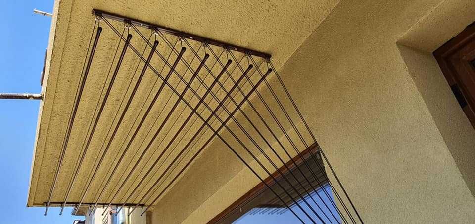 Здрав таванен простор  за сушене на дрехи - (ДВОЙНА РОЛКА) (МЕТАЛЕН)