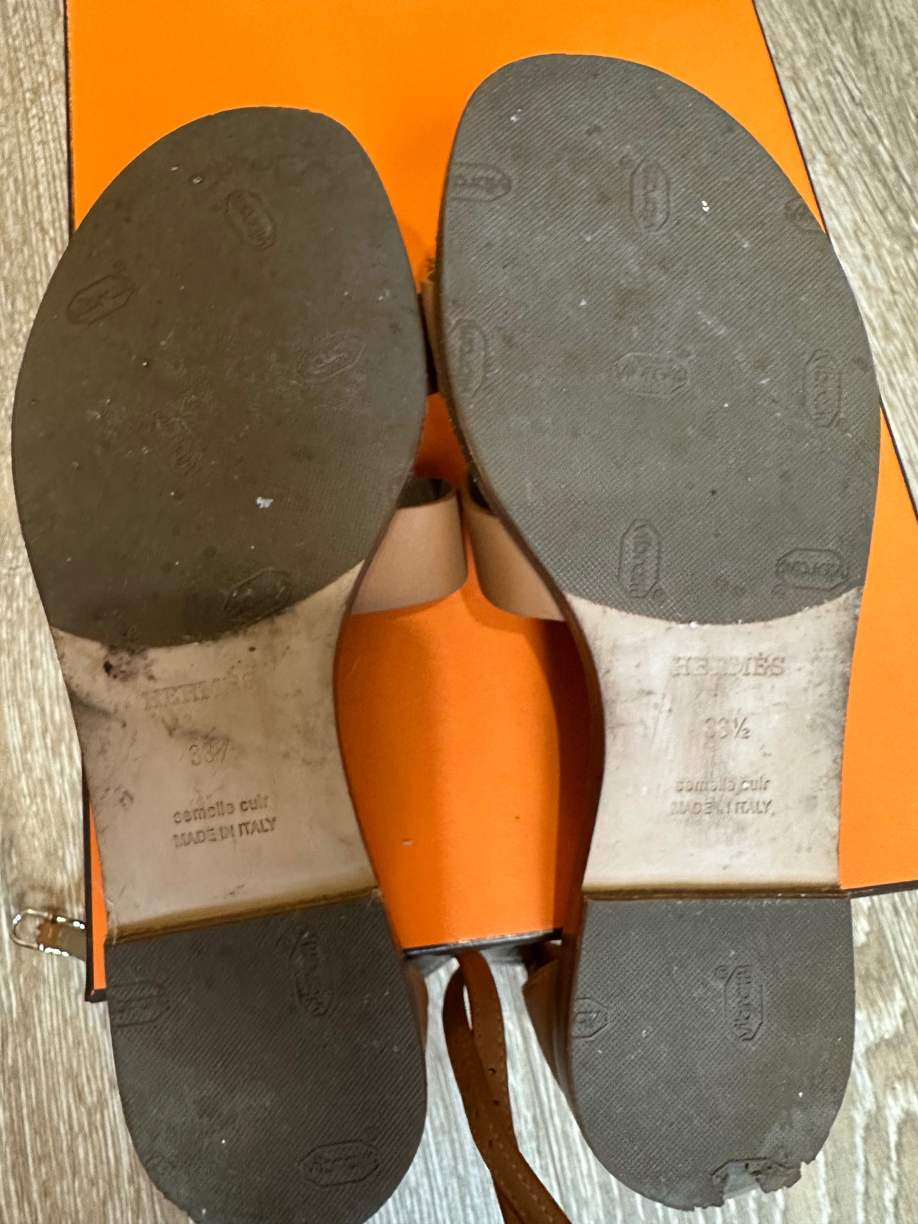 Hermès сандалии в отличном состоянии