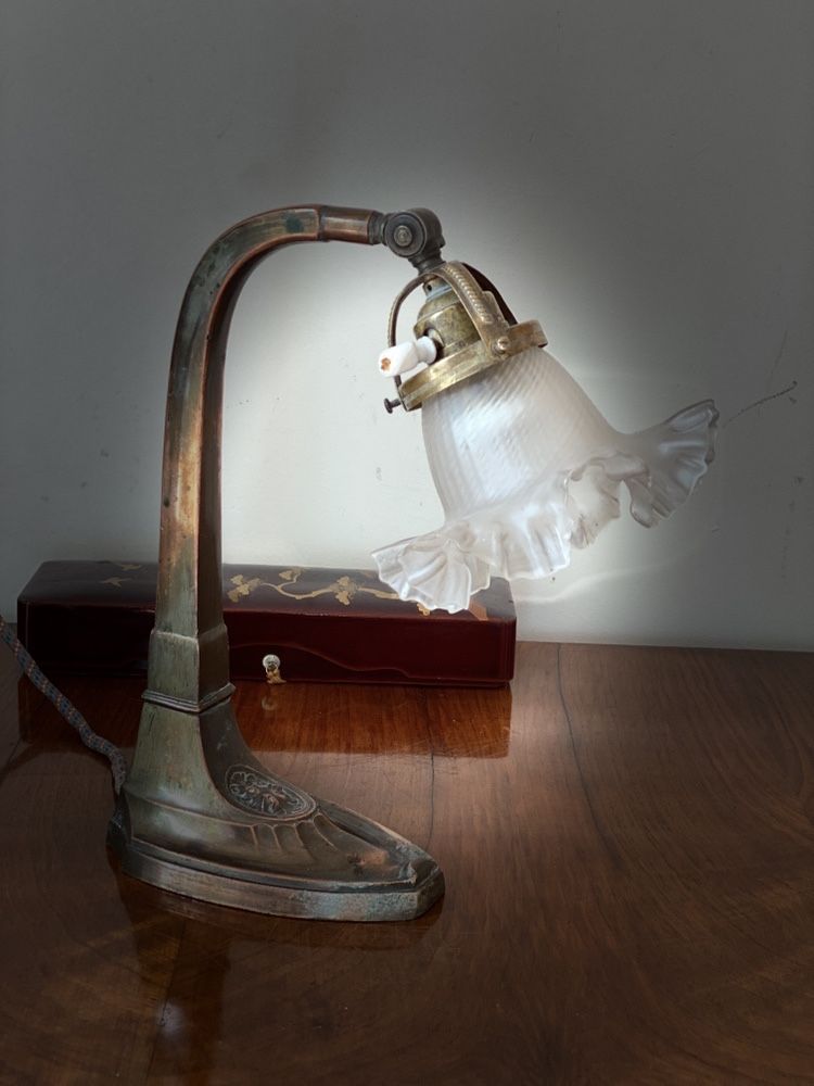 118a Lampa / veioza Art Nouveau anii 20 functionala