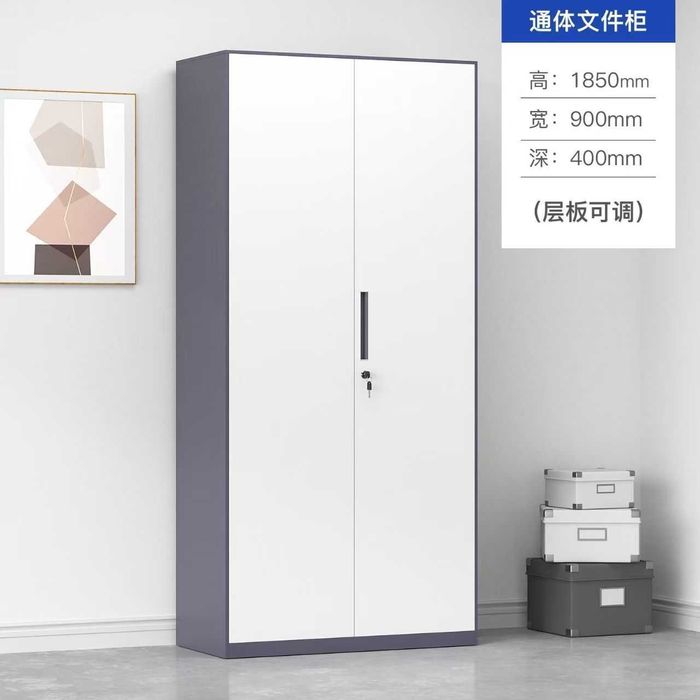 0.8 mm qalin po‘latdan mustahkam kitob shkafi ofis uchun