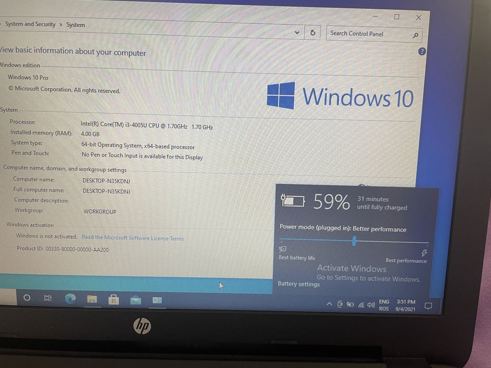 Laptop HP 250 G4 i3