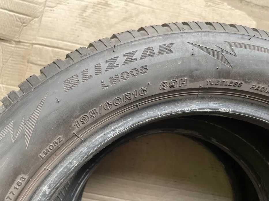 195/60/R16 Bridgestone Blizzak DOT 2419 O BUCATA