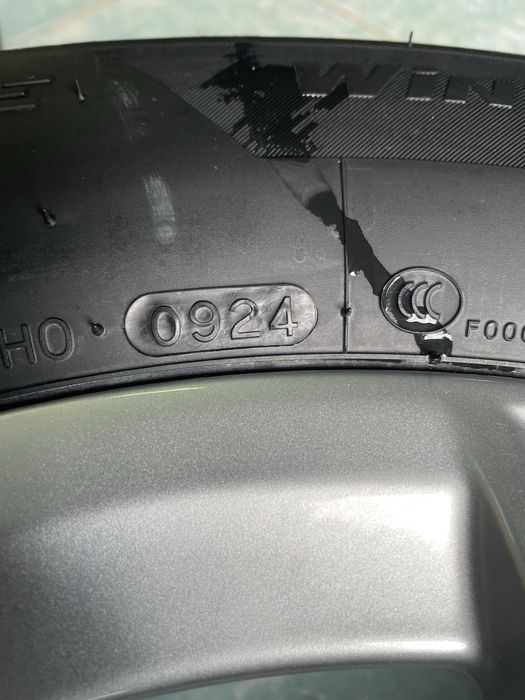 Jante aliaj R17 originale AUDI Q2 Q3 VW Tiguan 215/65/17 Hankook NOI