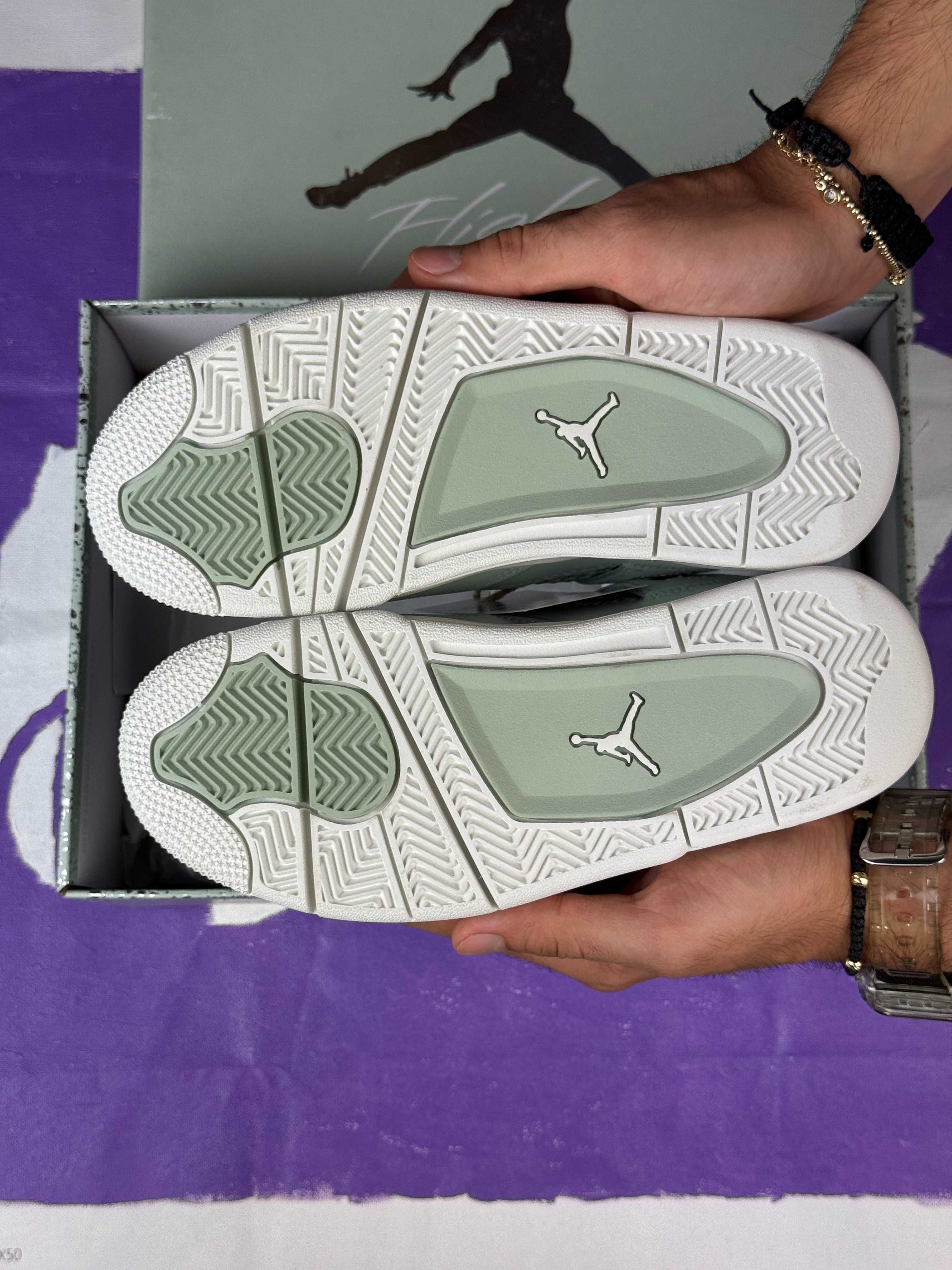 Nike Air Jordan 4 Retro Seafoam Sail, 36, 36.5, 38.5, nou