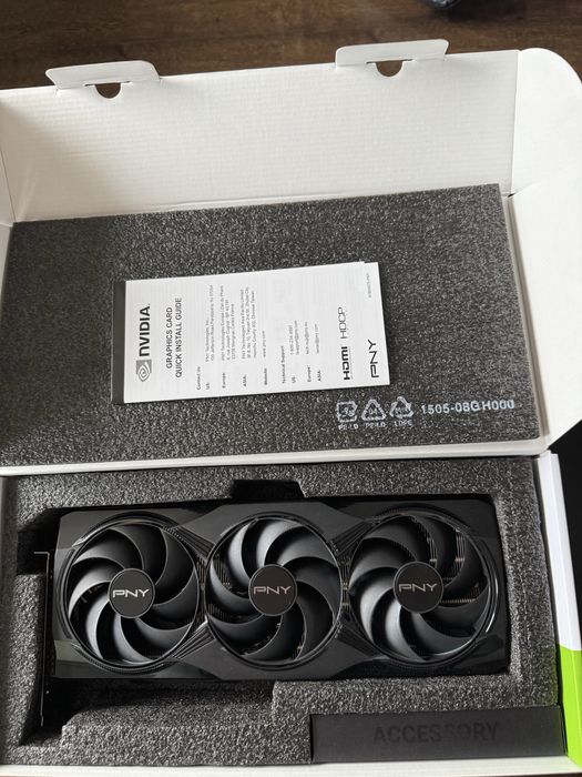 Placa video PNY GeForce RTX 5080 OC 16GB GDDR7 256-bit DLSS 4.0