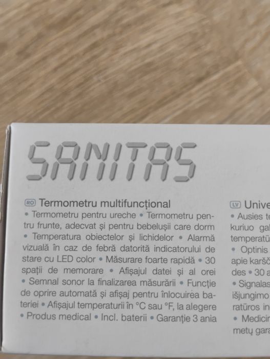 Termometru multifuncțional. Nou.