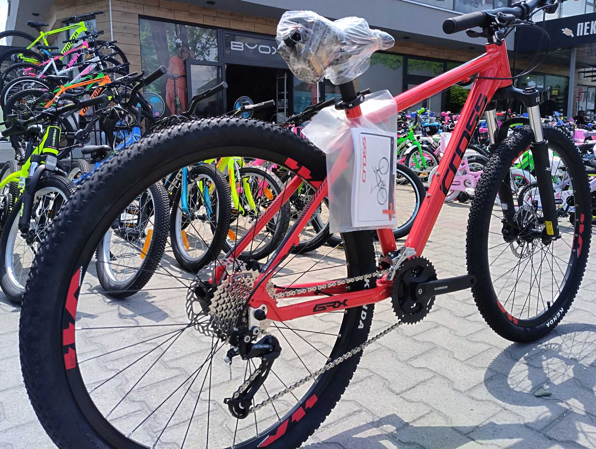 CROSS Велосипед 27.5" GRX 8 HDB M червен