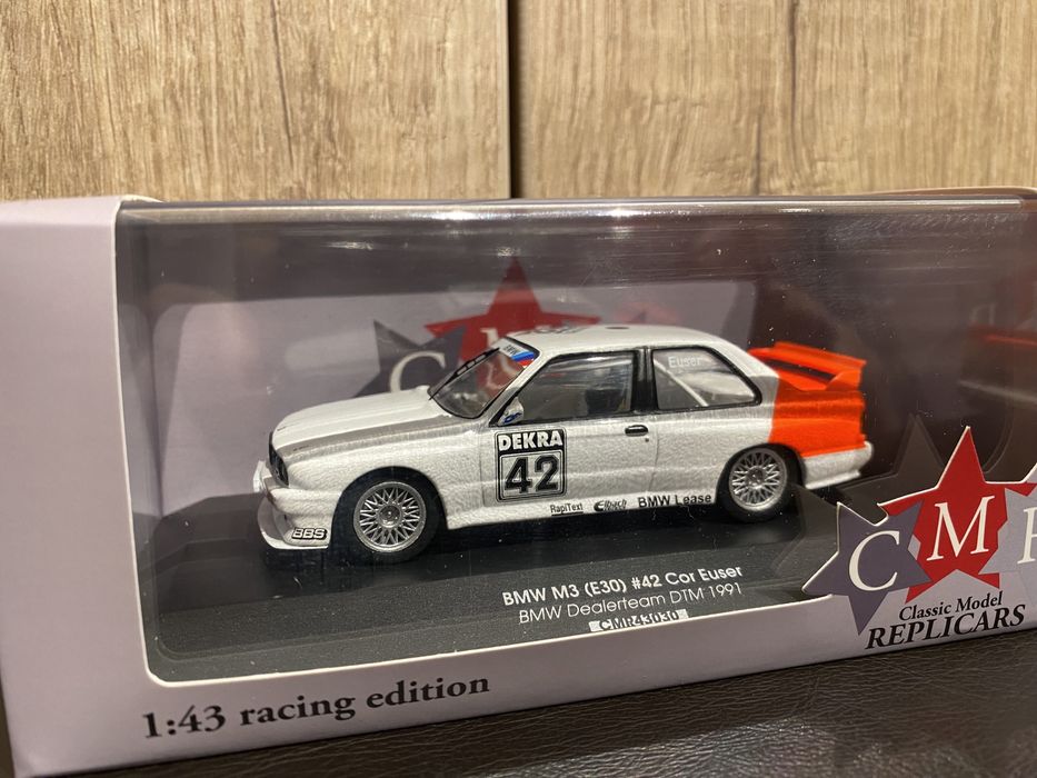 CMR BMW M3 E30 machetă auto de colectie scara 1:43