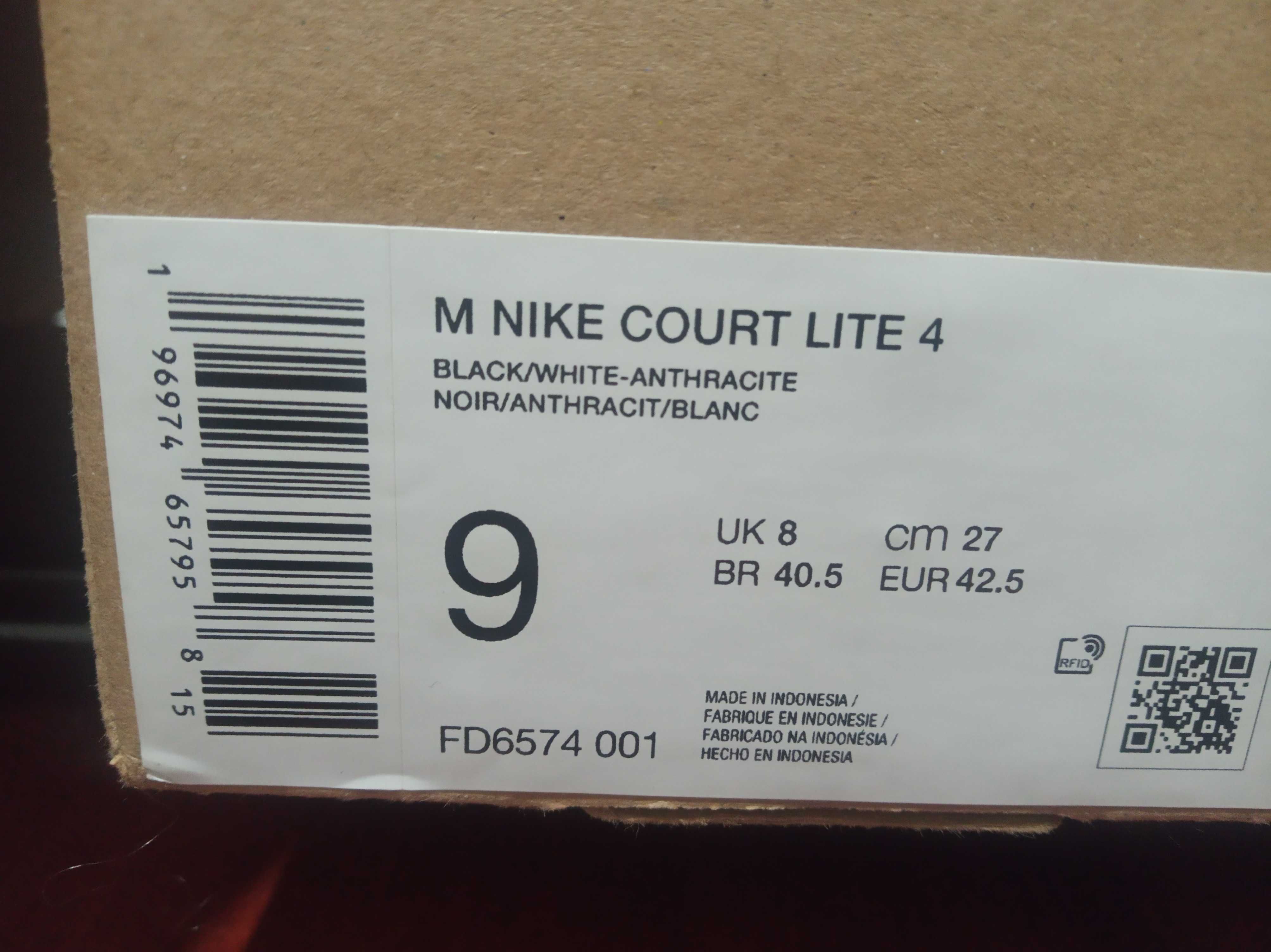 Новые оригинальные кроссовки Nike Court Lite 4
