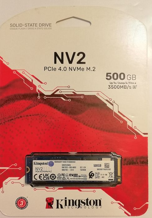 SSD Kingston 500GB, Nou
