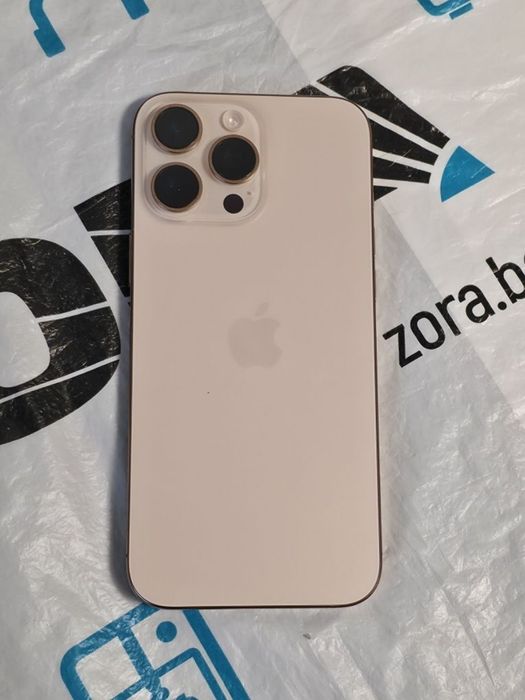 КАТО НОВ 1TB iPhone 16 Pro Max Гаранция Zora 2026г. Desert Titanium