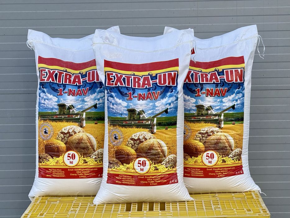 Qozog'iston bug'doyidan yanchilgan un SAFINUR va EXTRA-UN