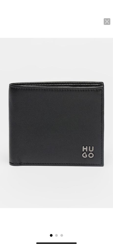 Нов оригинален кожен портфейл Hugo Boss