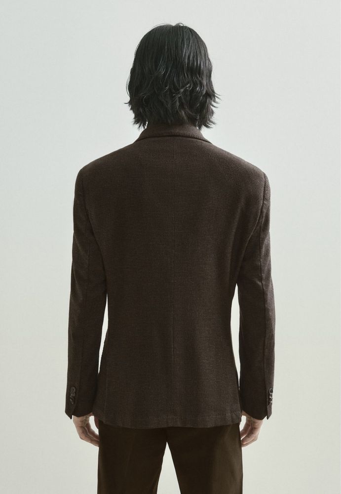 Sacou pepit Massimo Dutti