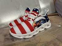 Adidasi unisex imprimeu steag America