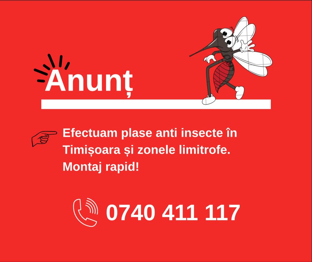 Plase de tantari, montaj rapid!