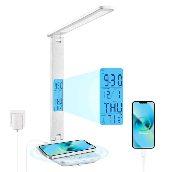 Lampă de birou cu functie incarcare telefon