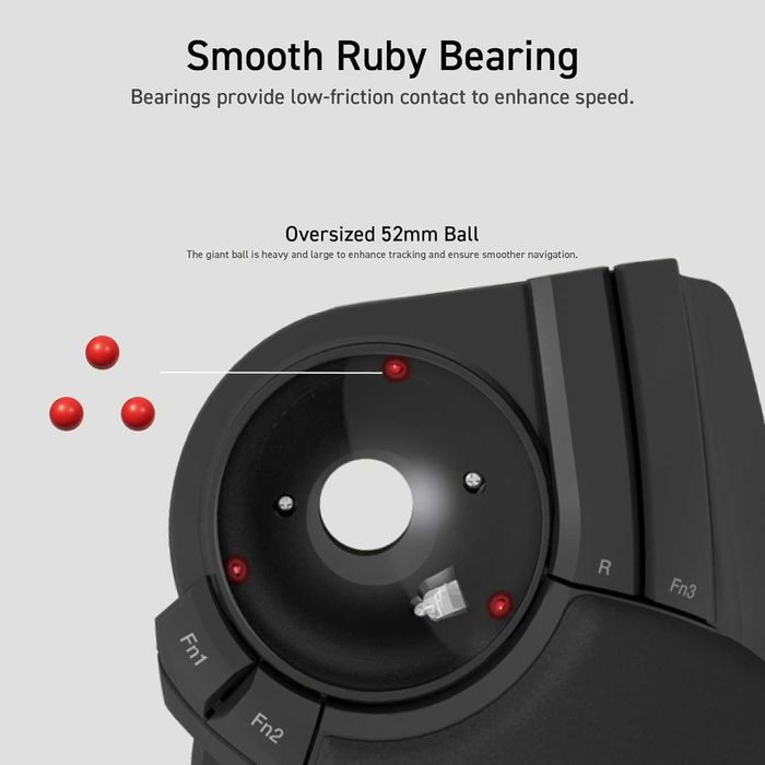 Trackball Wireless Elecom Huge cu 8 Butoane si Baterie Inclusa