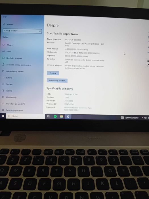 Laptop asus de vanzare