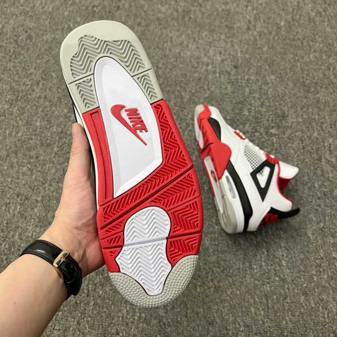 Adidasi Nike Jordan 4 Red Fire | Produs NOU PREMIUM