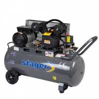 Compresor Aer Stager HMV0.25/100L 2.2KW 324L/min 100L Stoc Mogosoaia