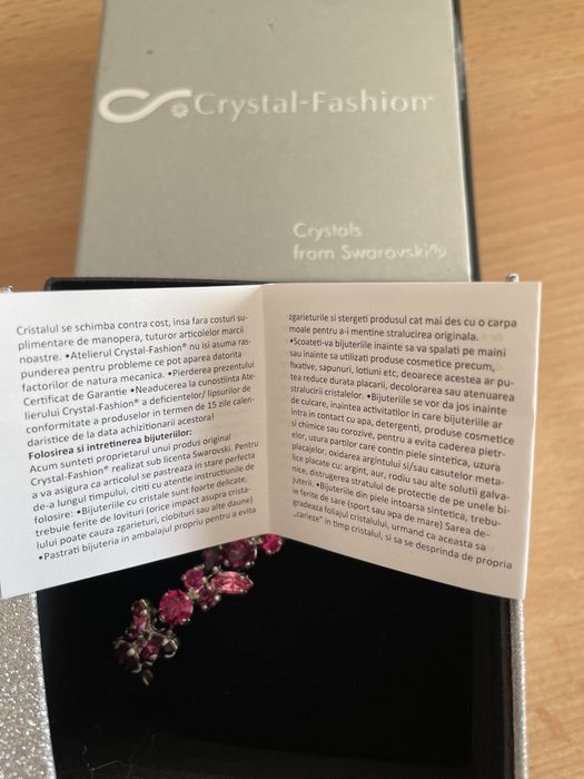 Set bijuterii cristale Swarovski