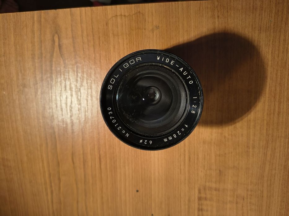 Obiectiv foto Soligor auto f2.8, 28mm montura m42, stare impecabila
