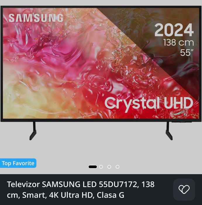 Vand tv samsung 55 inch (138cm) stare impecabila