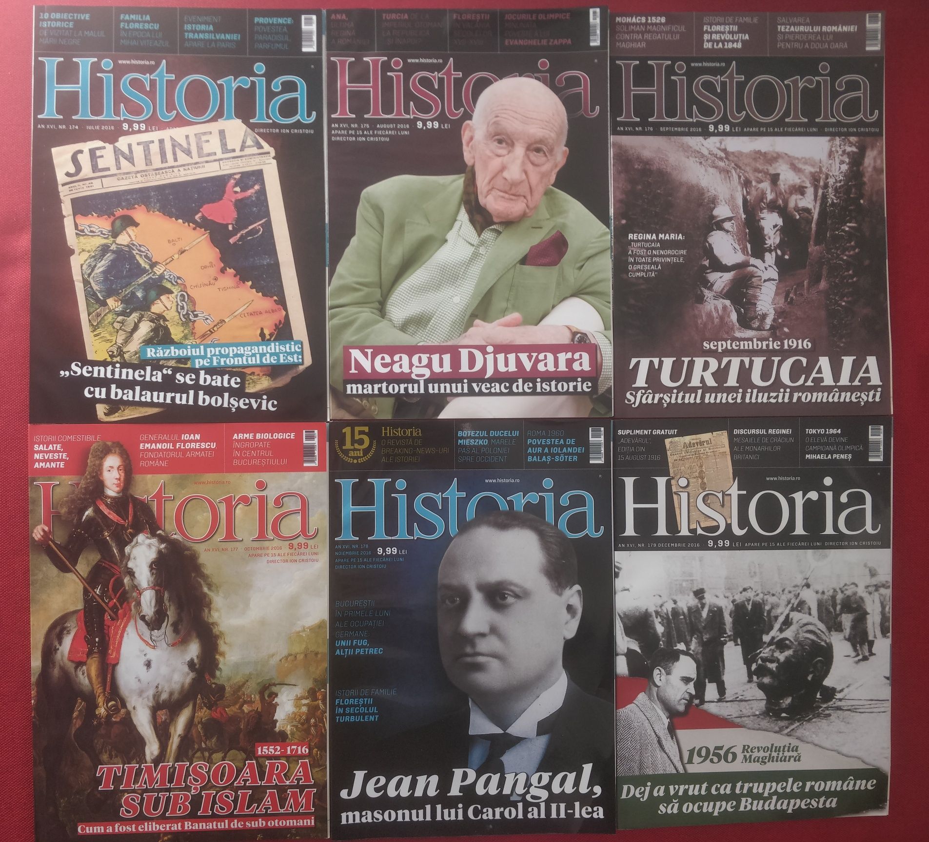 Revista Historia numerele 168 - 179 anul 2016