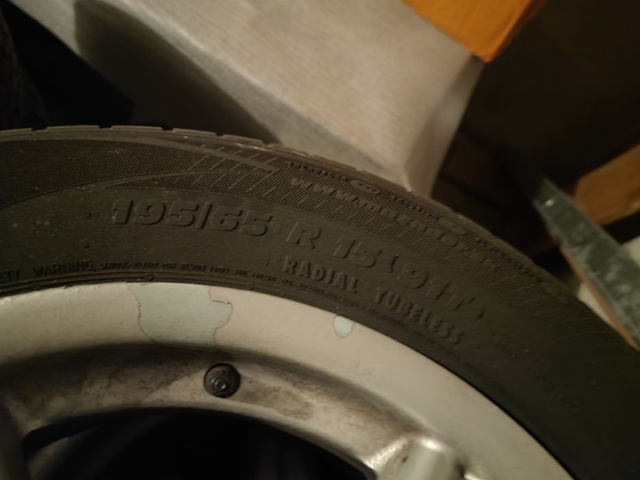 Cauciucuri vara plus jante 195/65 R15