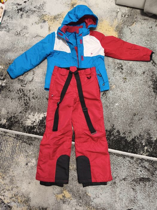 Geaca cu pantaloni iarna  ski zăpadă 122-128