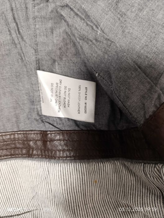 MARIO CONTI''оригинално мъжко кожено яке М размер