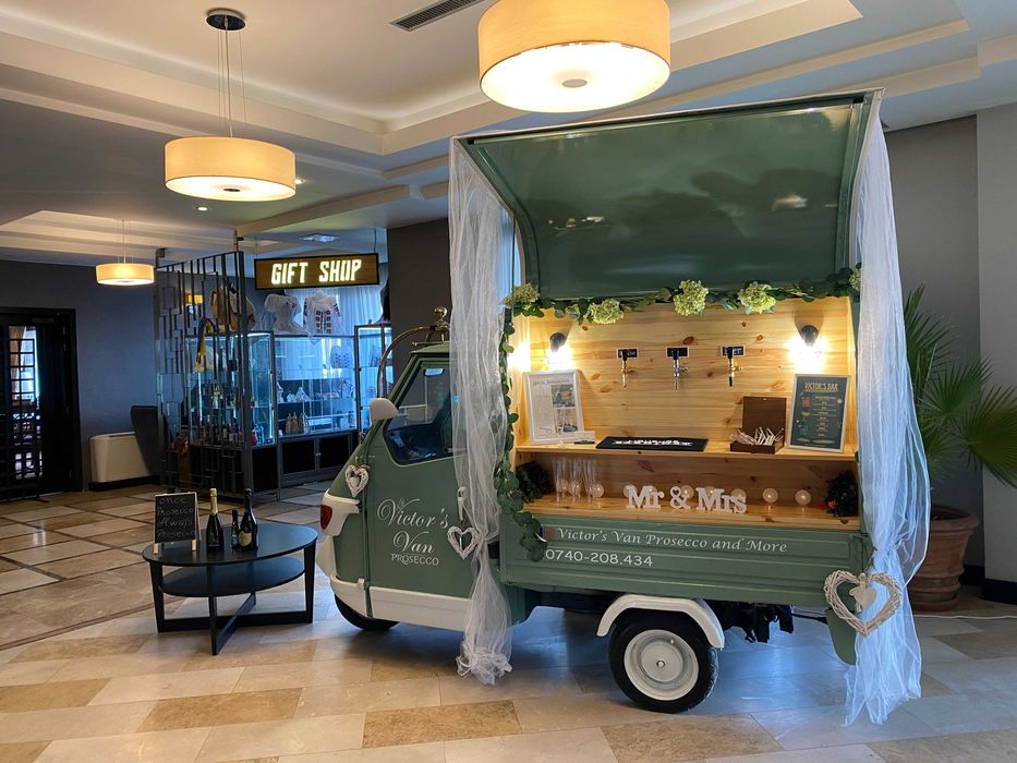 Piaggio Ape, ProseVan, Cocktail Van, Bar mobil, Dozator Bere, nunta