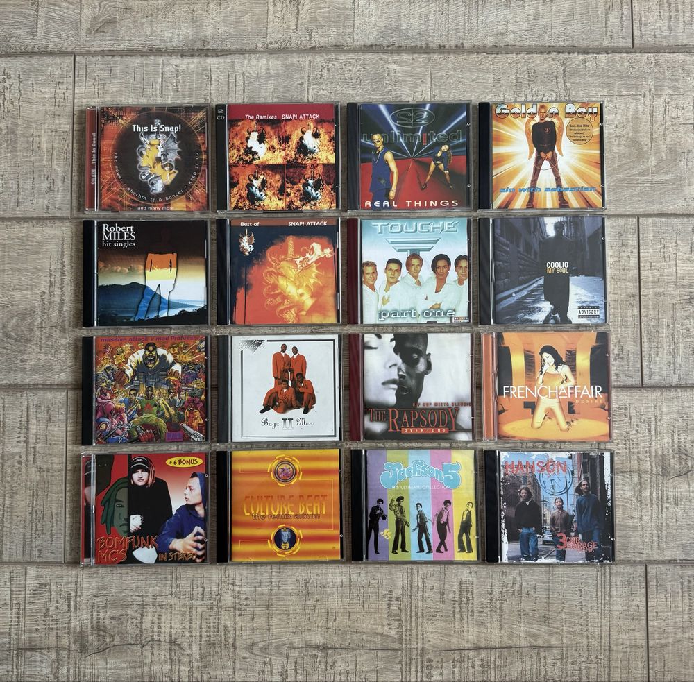 Pachet 11 Eurodance - Snap!/Robert Miles/Bomfunk MC’s/Culture Beat