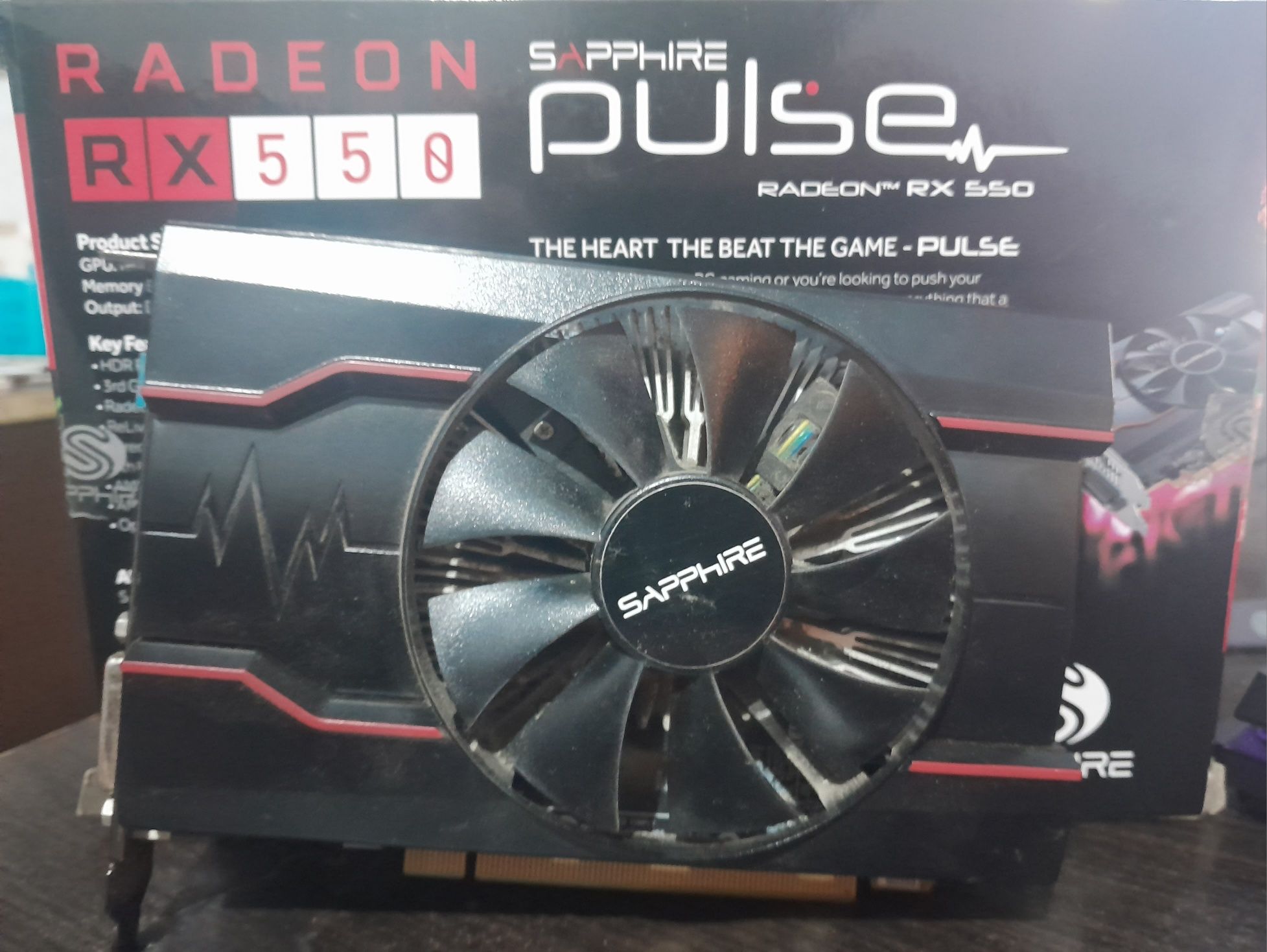 Placa video RX 550 4gb gddr5 OC din fabrica