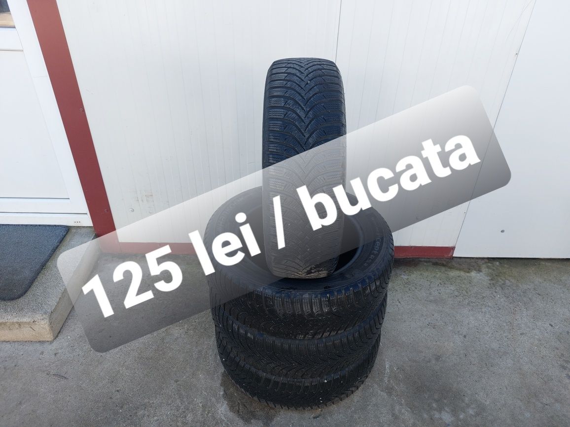 125 lei bucata! Set anvelope M+S/IARNA 195 60 16 Hankook