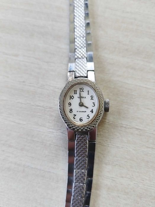 Дамски механичен часовник Чайка – 17 камъка, СССР