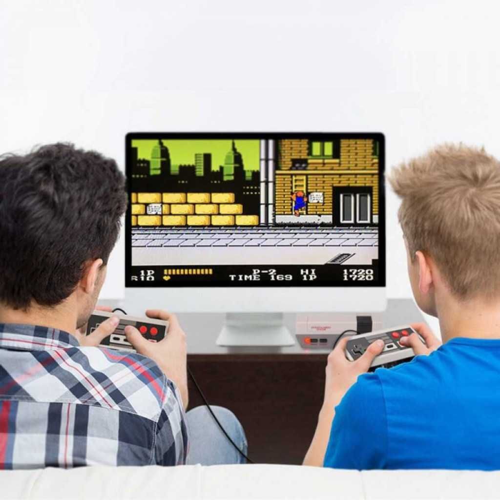 Ретро Телевизионна игра тип конзола с два джойстика и 620 игри