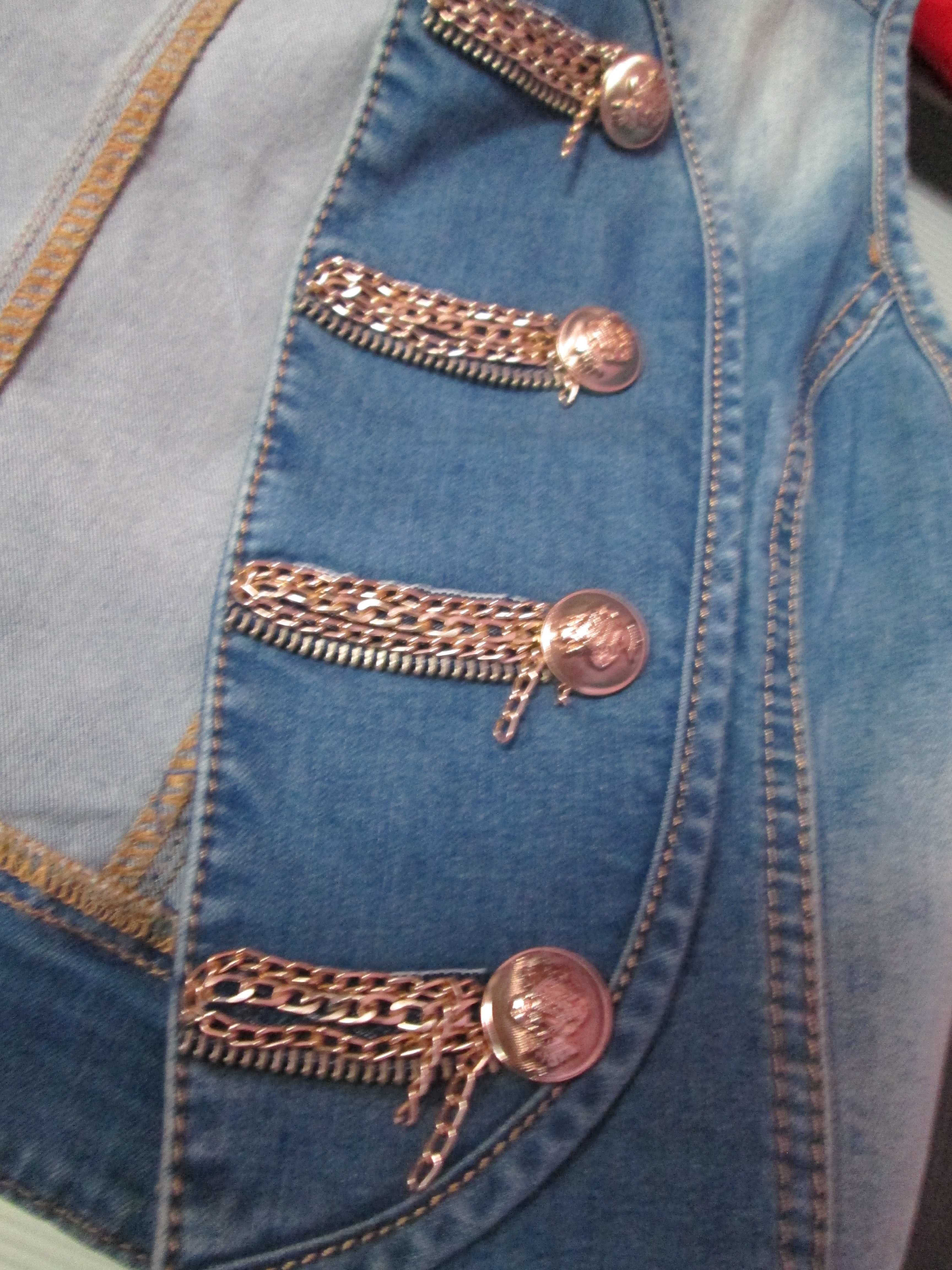 top /vesta blugi superba fete  Sixte jeans M/L